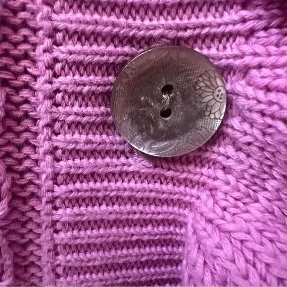 J jill ruffled front bell sleeves cardigan.  Size XS/p - Picture 3 of 7